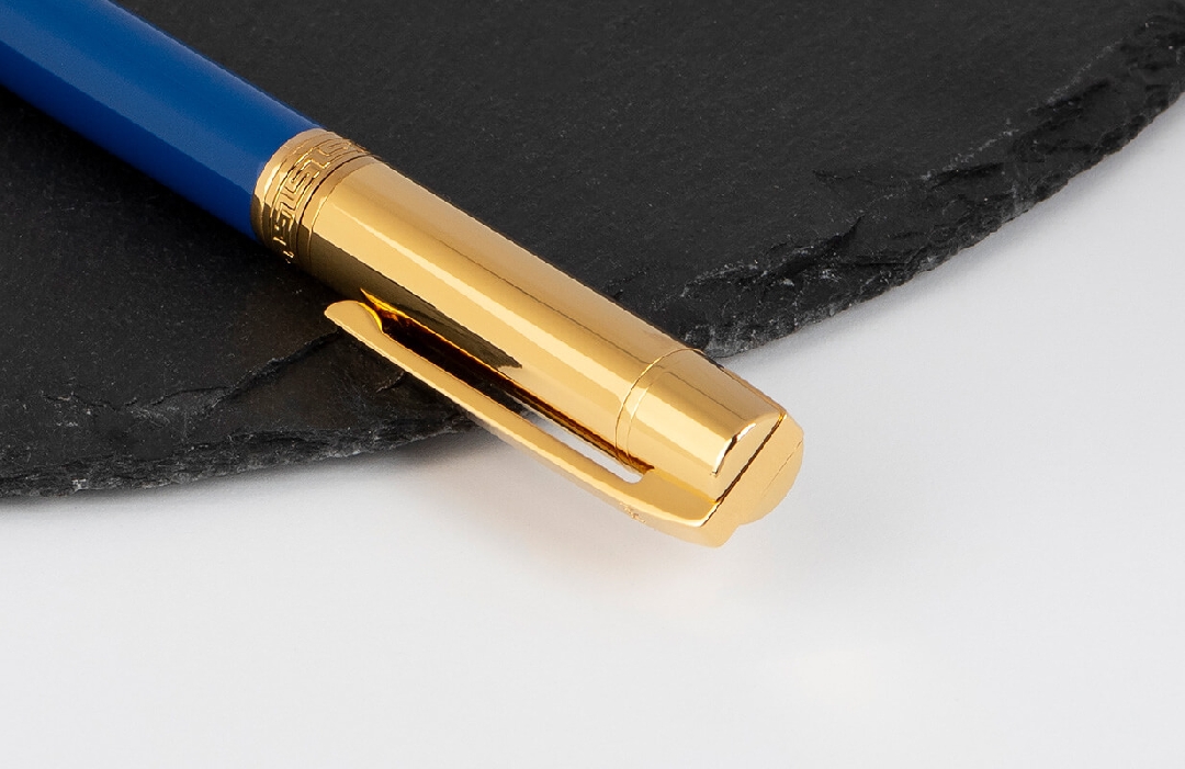 قلم  نيتو ماراني أزرق ذهبي سادة